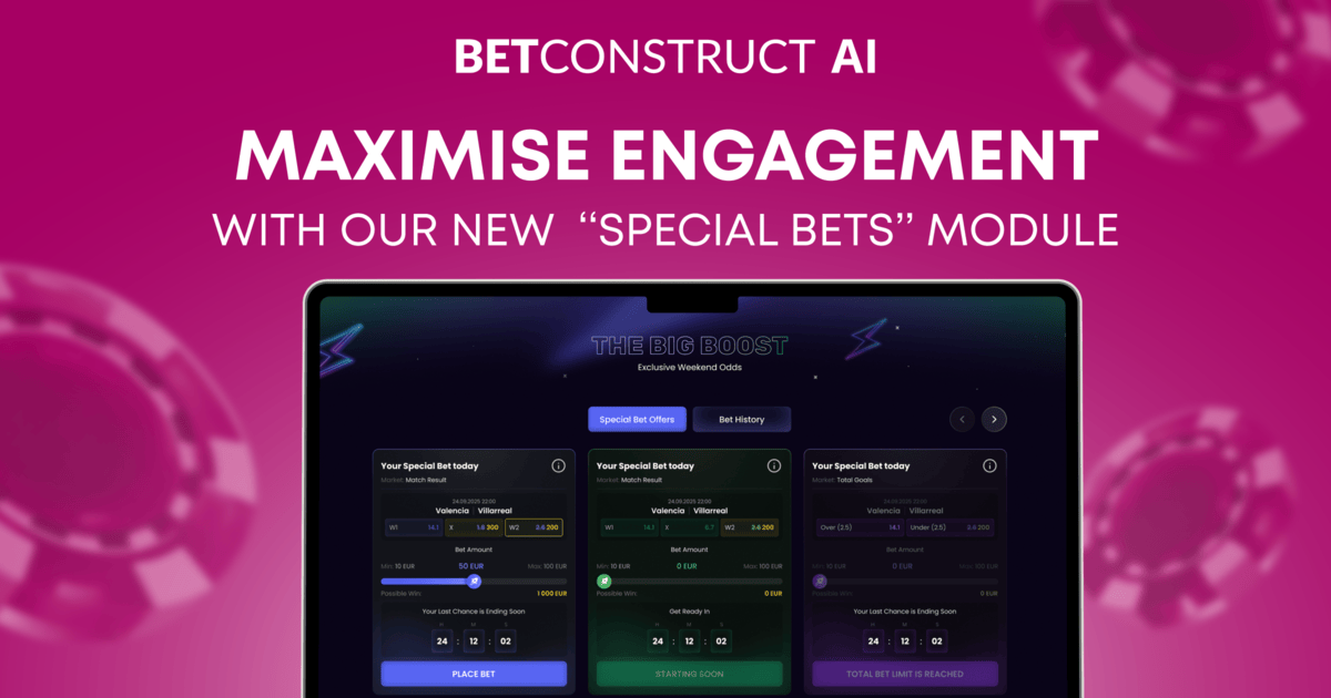 BetConstruct AI offers "The Choice" with the new Special Bets module